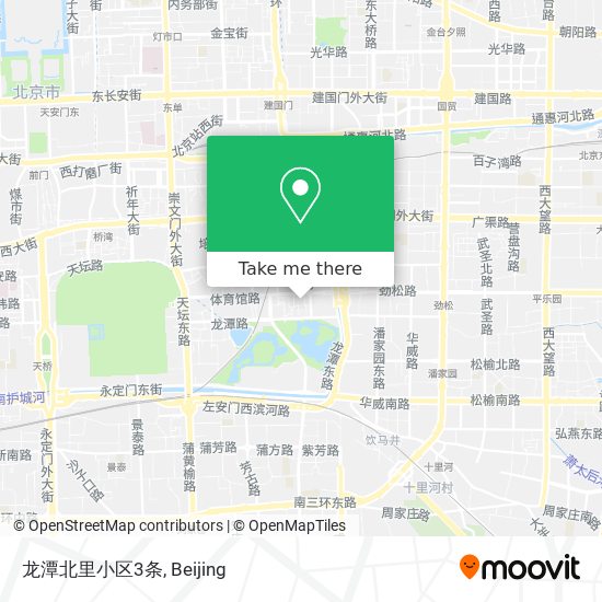 龙潭北里小区3条 map