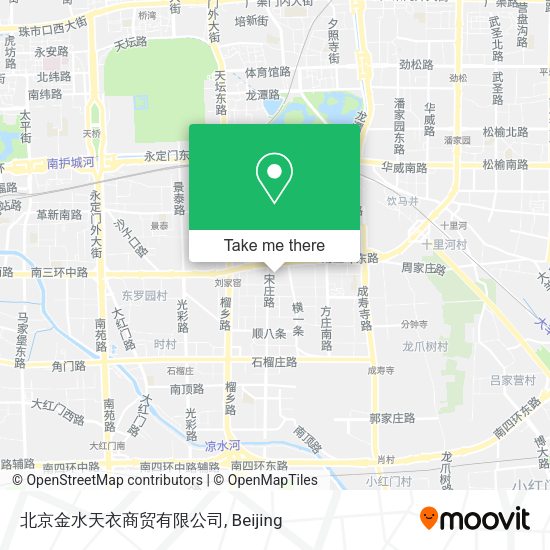 北京金水天衣商贸有限公司 map