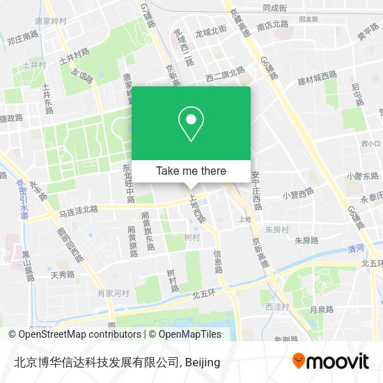 北京博华信达科技发展有限公司 map