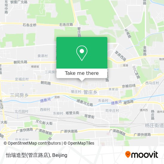 怡瑞造型(管庄路店) map