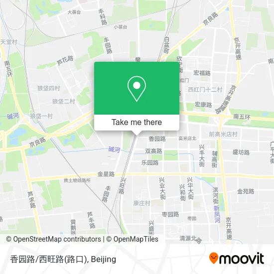 香园路/西旺路(路口) map