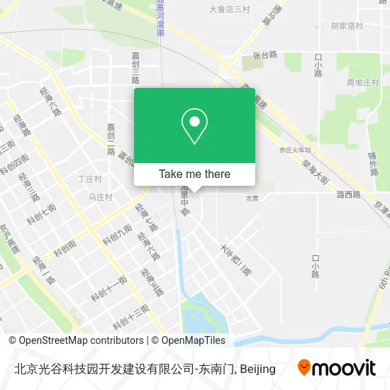 北京光谷科技园开发建设有限公司-东南门 map