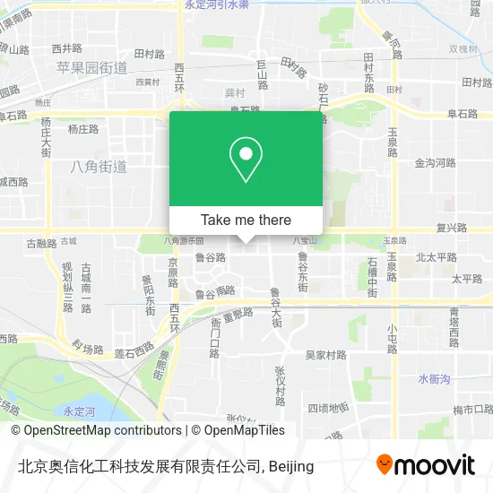北京奥信化工科技发展有限责任公司 map
