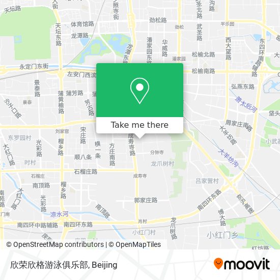 欣荣欣格游泳俱乐部 map