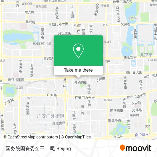 国务院国资委企干二局 map
