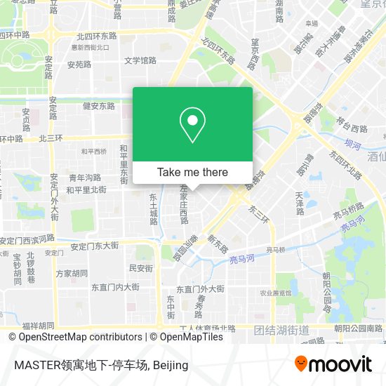 MASTER领寓地下-停车场 map