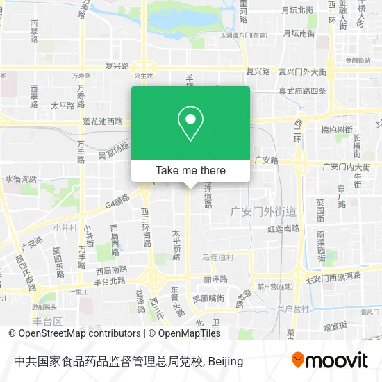 中共国家食品药品监督管理总局党校 map