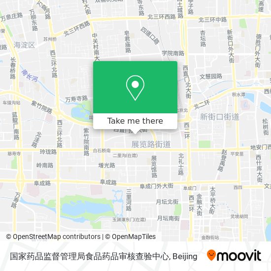 国家药品监督管理局食品药品审核查验中心 map