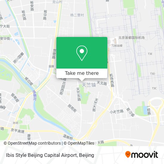 Ibis Style Beijing Capital Airport map