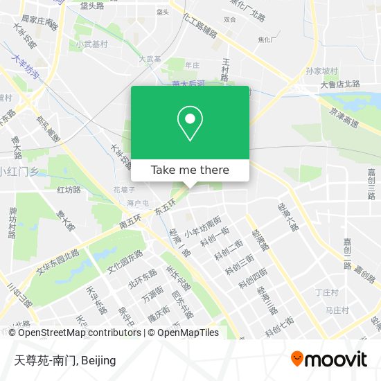 天尊苑-南门 map