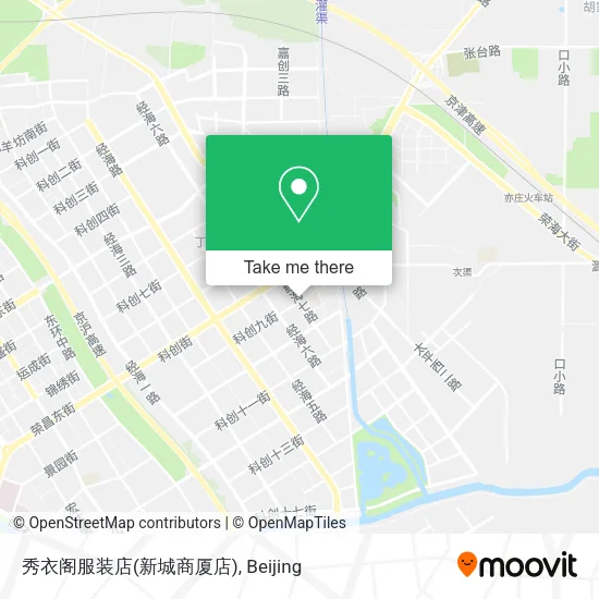 秀衣阁服装店(新城商厦店) map