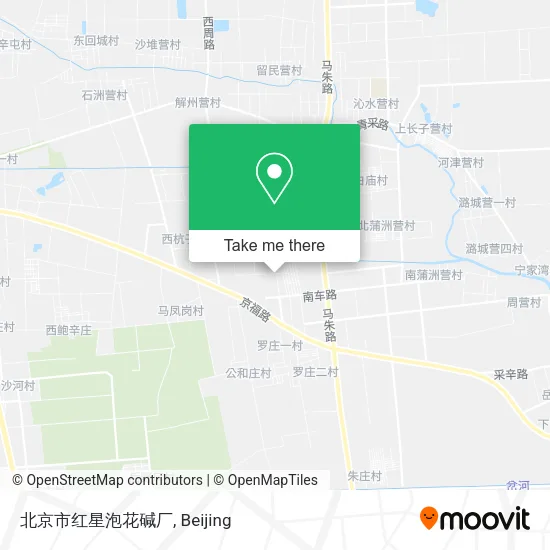 北京市红星泡花碱厂 map