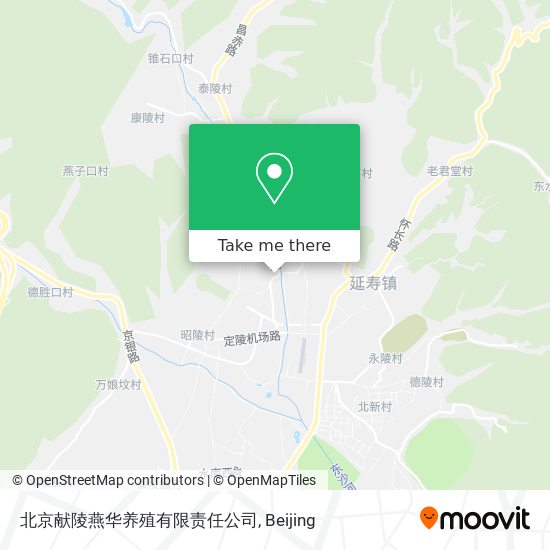 北京献陵燕华养殖有限责任公司 map