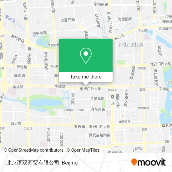 北京谊双商贸有限公司 map