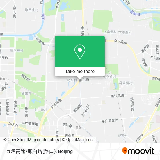 京承高速/顺白路(路口) map