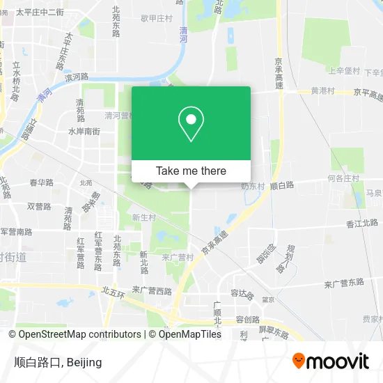 顺白路口 map