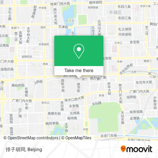 排子胡同 map