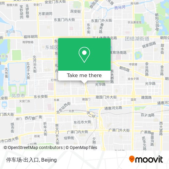 停车场-出入口 map