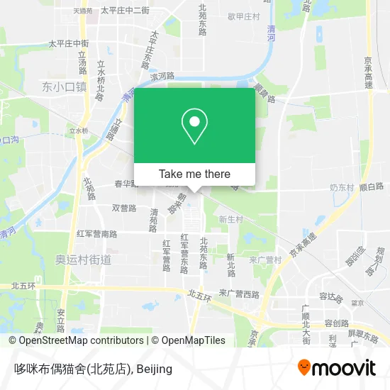 哆咪布偶猫舍(北苑店) map