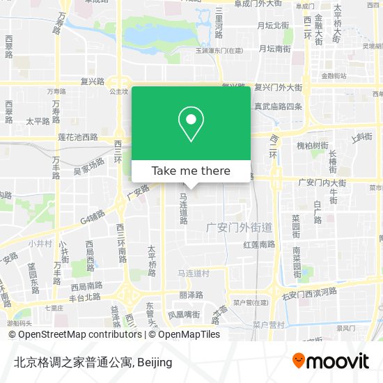 北京格调之家普通公寓 map