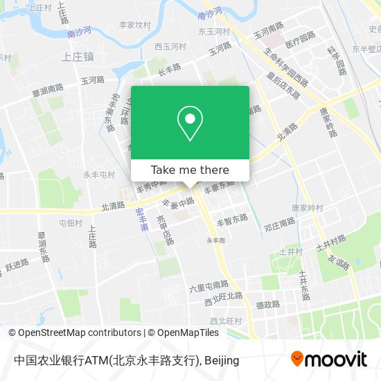 中国农业银行ATM(北京永丰路支行) map
