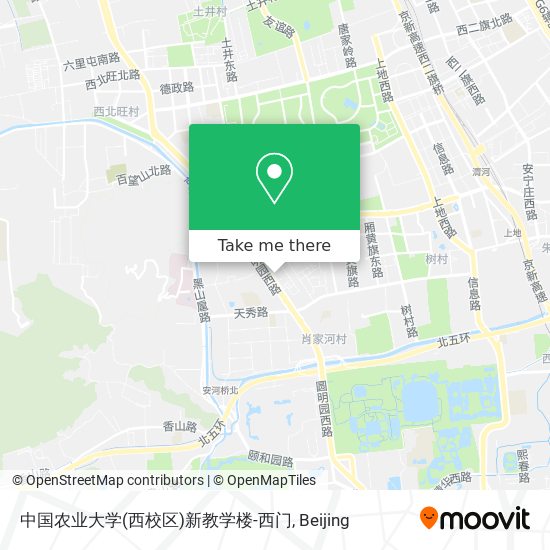 中国农业大学(西校区)新教学楼-西门 map