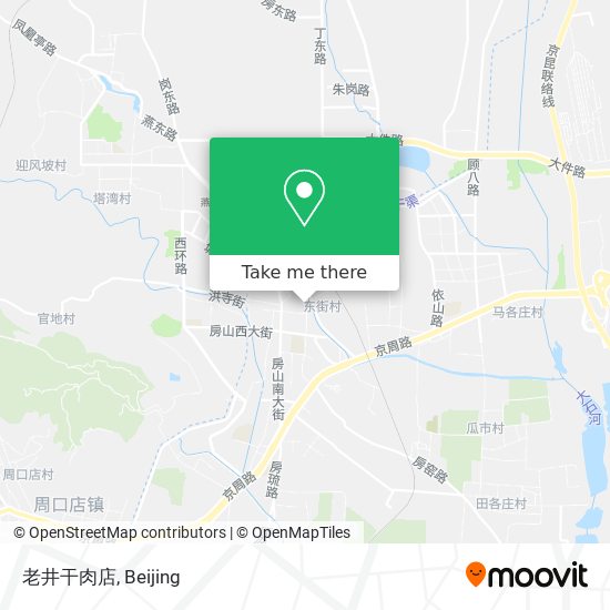 老井干肉店 map