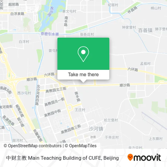中财主教 Main Teaching Building of CUFE map