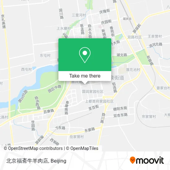 北京福斋牛羊肉店 map