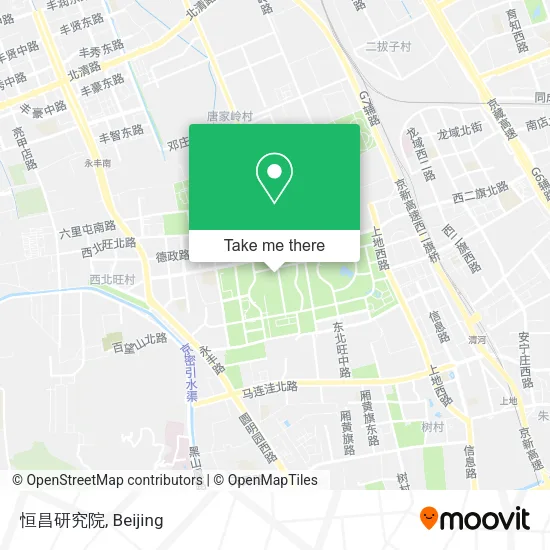 恒昌研究院 map