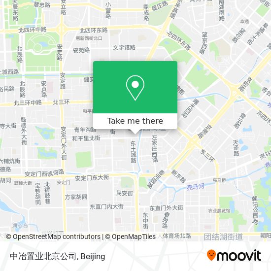 中冶置业北京公司 map