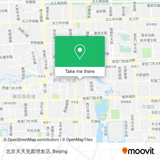 北京天天见面理发店 map