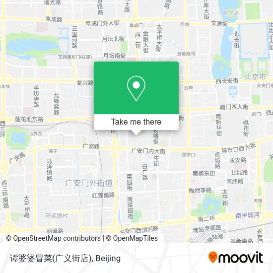 谭婆婆冒菜(广义街店) map