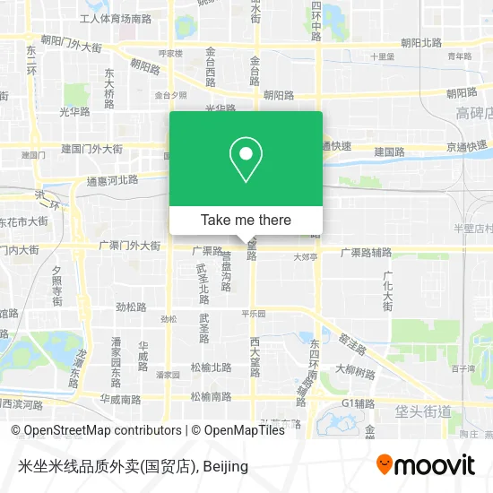 米坐米线品质外卖(国贸店) map
