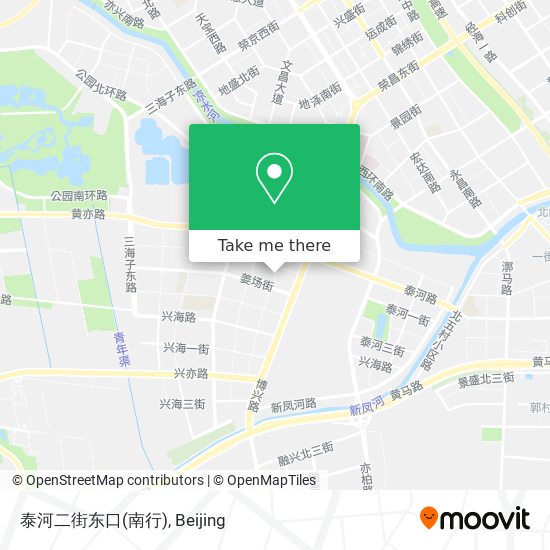 泰河二街东口(南行) map