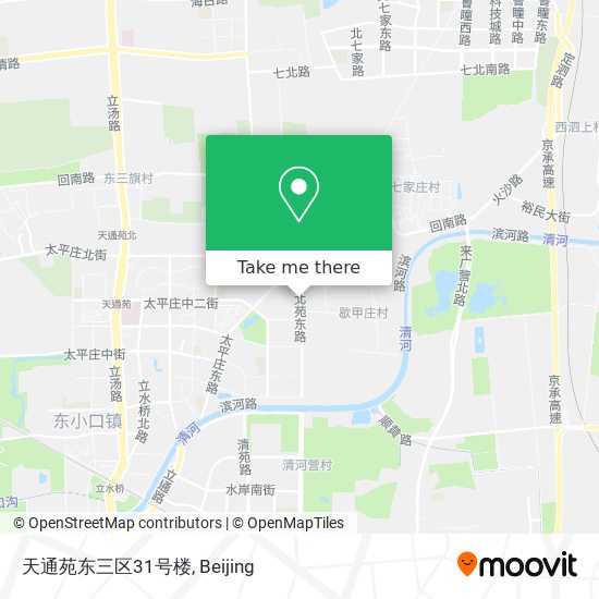 天通苑东三区31号楼 map