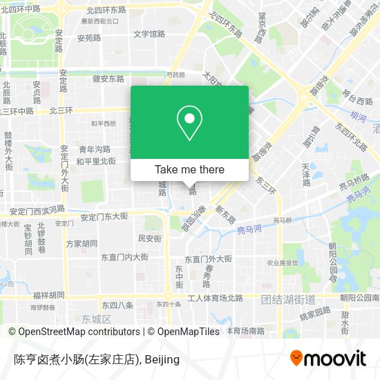 陈亨卤煮小肠(左家庄店) map