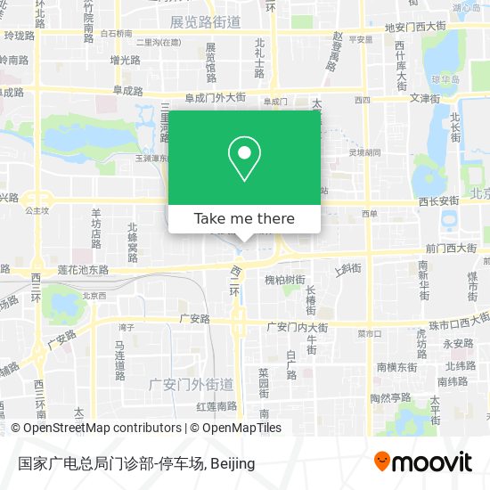 国家广电总局门诊部-停车场 map