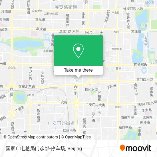 国家广电总局门诊部-停车场 map