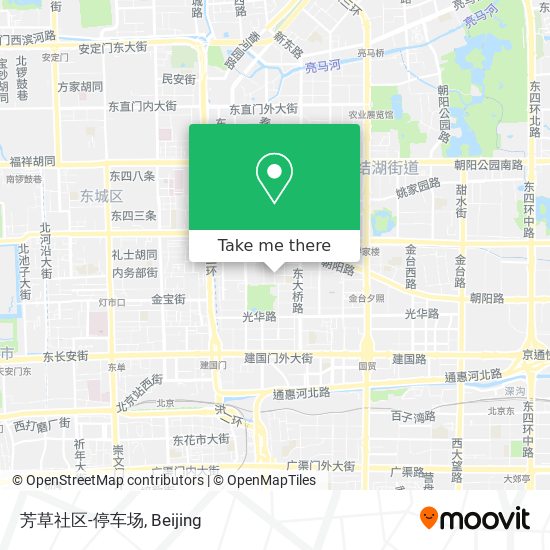 芳草社区-停车场 map