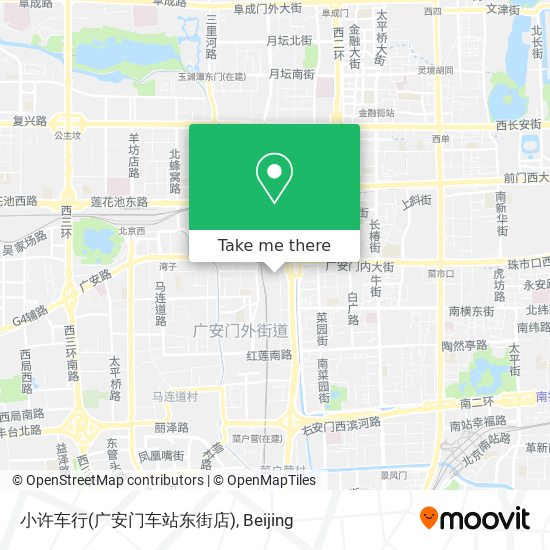小许车行(广安门车站东街店) map