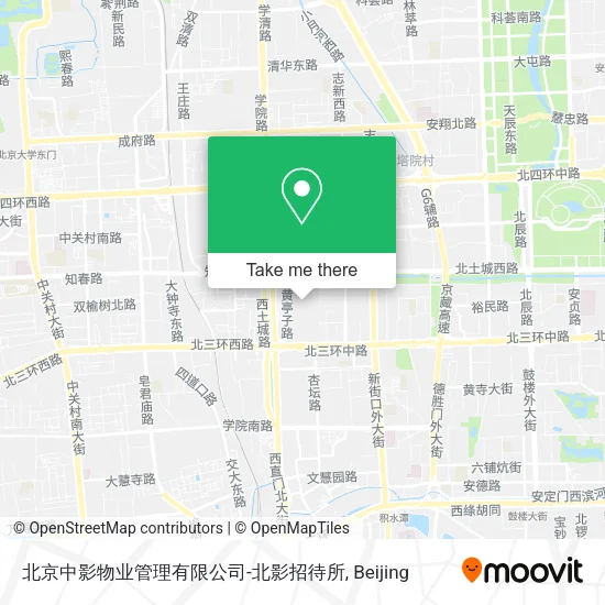 北京中影物业管理有限公司-北影招待所 map