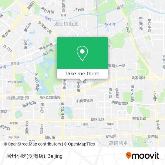 眉州小吃(泛海店) map