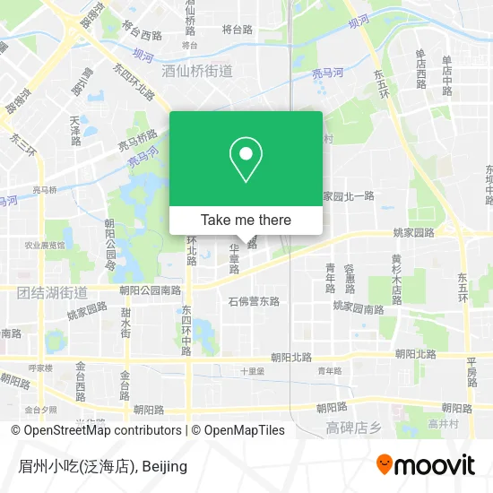 眉州小吃(泛海店) map