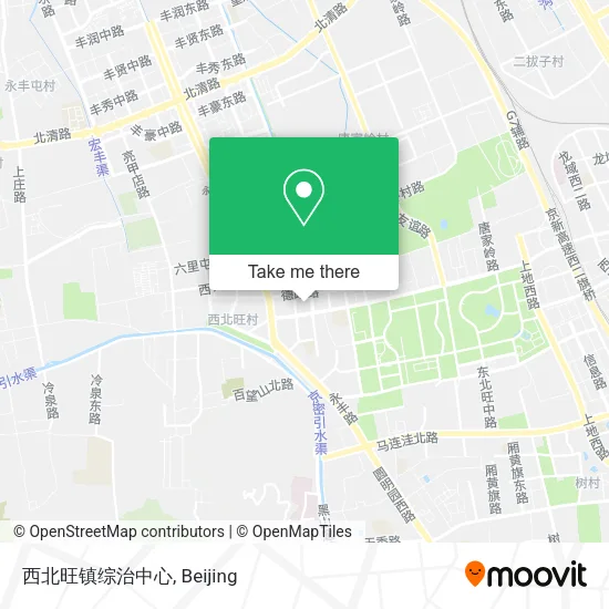 西北旺镇综治中心 map