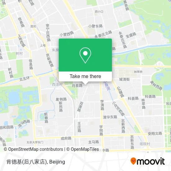 肯德基(后八家店) map