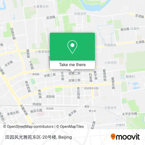 田园风光雅苑东区-20号楼 map