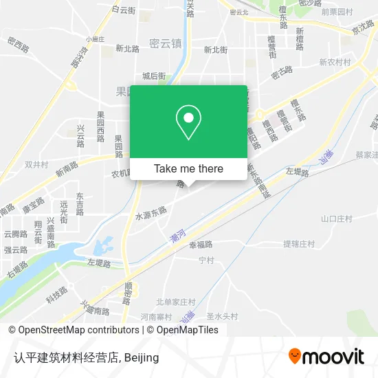 认平建筑材料经营店 map