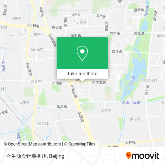 合生源会计事务所 map