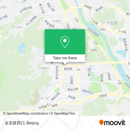 金安路西口 map